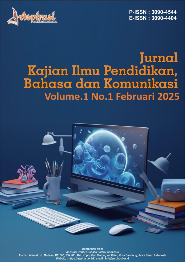 					View Vol. 1 No. 1 (2025): Februari: Jurnal Kajian Ilmu Pendidikan, Bahasa dan Komunikasi
				